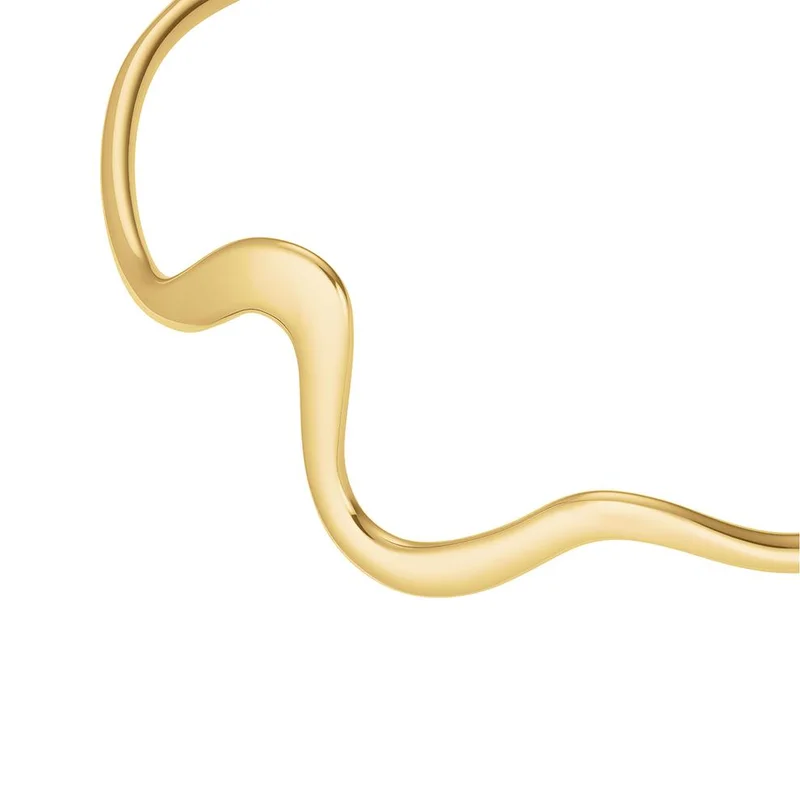 RoseField Rosefield Wave Bangle Gold - JBWBG-J1302