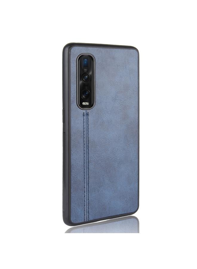 S-TOP Case For Oppo Find X2 Pro Regular Version Shockproof Sewing Cow Pattern Skin PC + PU + TPU Case - Image 3
