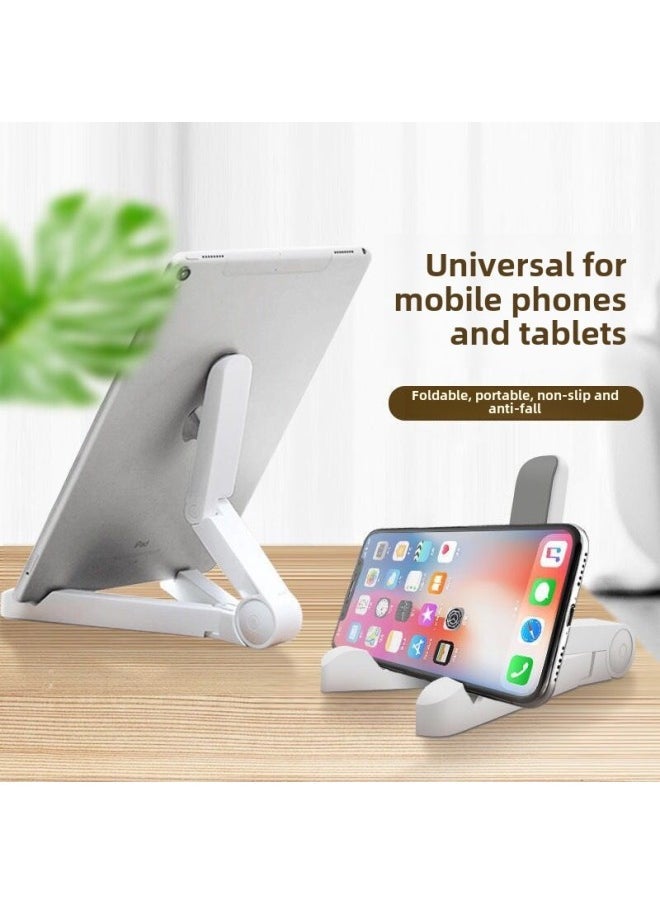 Universal Stand For Mobile Phone And Tablet Computer Folding Convenient Play-chasing Live Broadcast Multifunctional Lazy Stand Triangular Heat Rack-Color:Black (bag) - Image 2