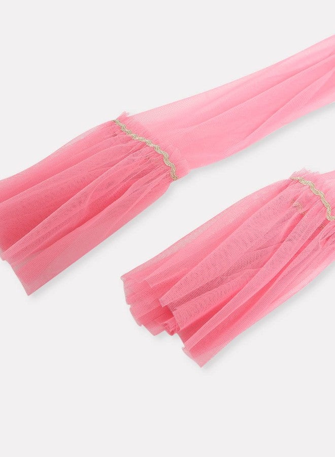 Nautinati Nauti Nati Girls Embellished Sequinned Ready to Wear Lehenga Blouse With Dupatta - Image 4