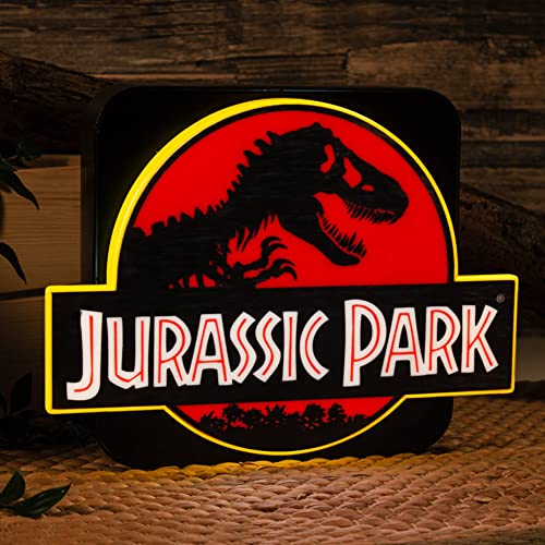 NUMSKULL Jurassic Park 3D Lamp Wall Light Ambient Lighting Gaming Accessory for Bedroom Home Study Office Work Official Jurassic World Rebirth Merchandise