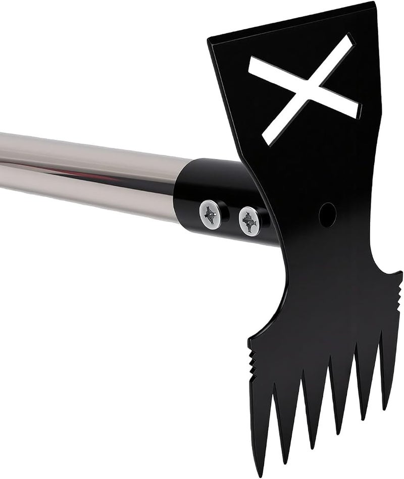 TOPINCN Carbon Steel Weeds Puller Tool Portable Garden Weeder Tool for Yard Lawn - Image 5