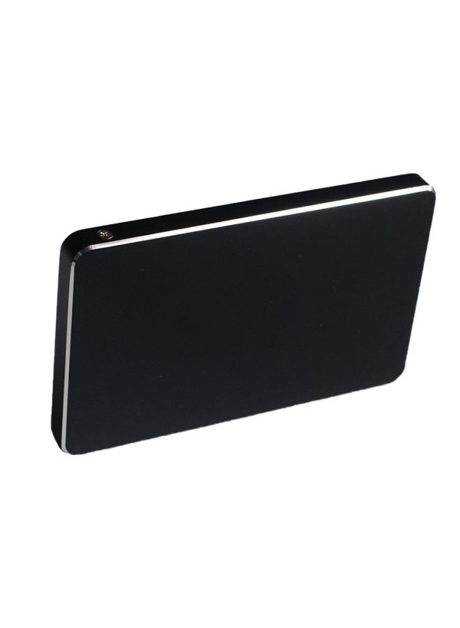 Notebook Hard Disk 2.5 Inch Mobile Hard Disk Box Solid State SSD Mechanical Notebook External Hard Disk Box USB3.0-Color:Black
