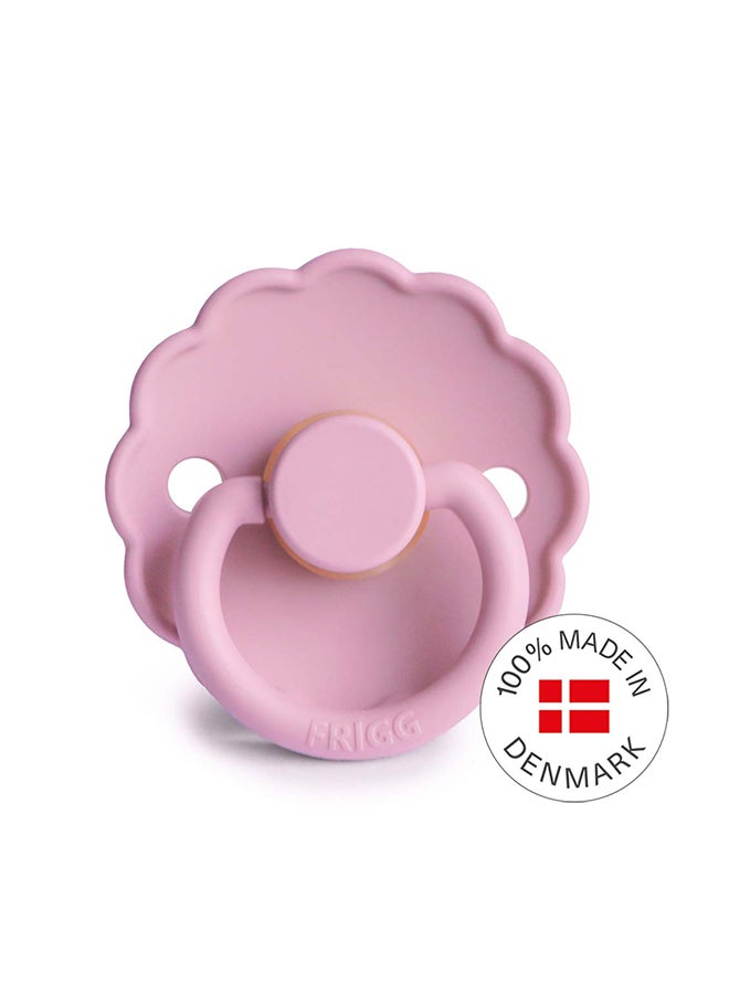 FRIGG Daisy Silicone Baby Pacifier 6-18M 1-Pack Baby Pink - Size 2 - Image 3