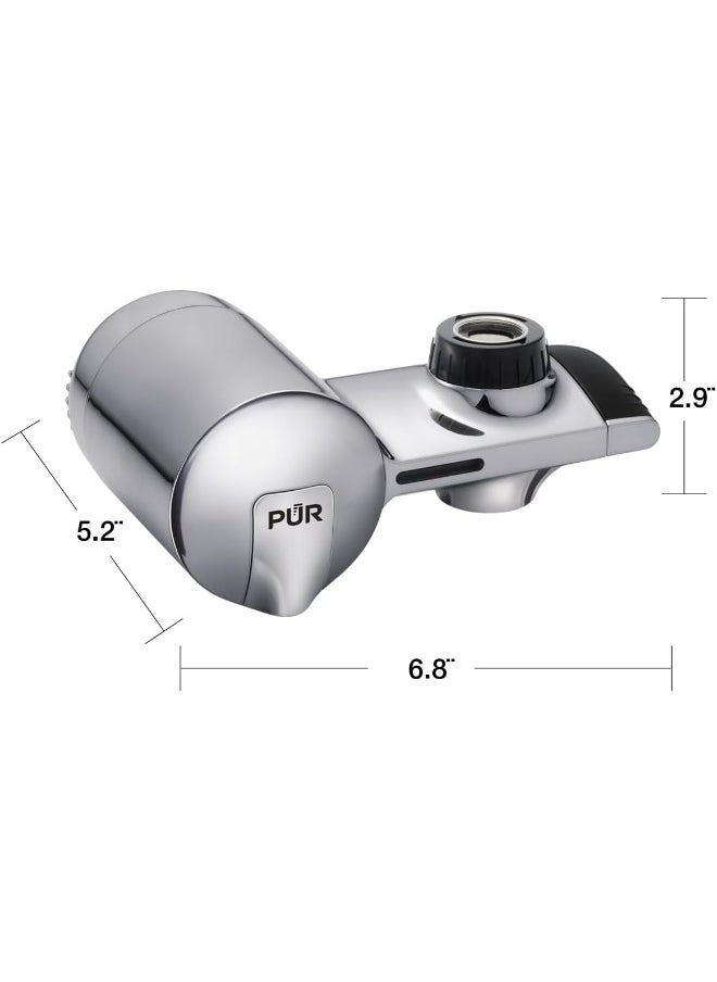 Pur - PLUS Faucet Mount Water Filtration System, Chrome - Image 1