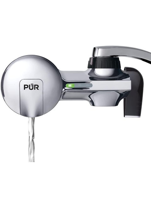 PLUS Faucet Mount Water Filtration System, Chrome