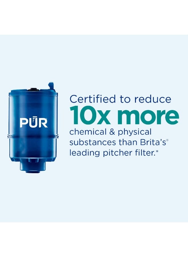 Pur - PLUS Faucet Mount Water Filtration System, Chrome - Image 1