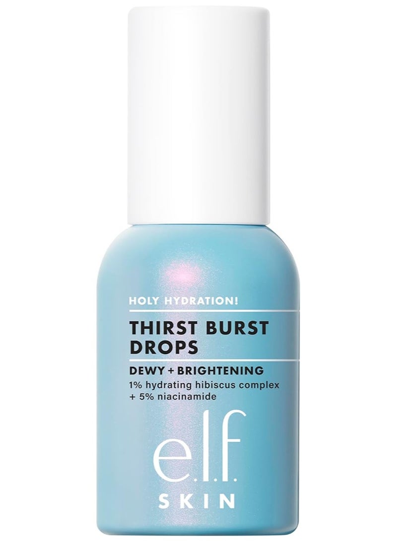 elf SKIN Holy Hydration,Thirst Burst Drops,Serum For A Radiant Complexion Instantly and Over Time,Made With Hyaluronic Acid,Vegan and Cruelty-Free - Image 1