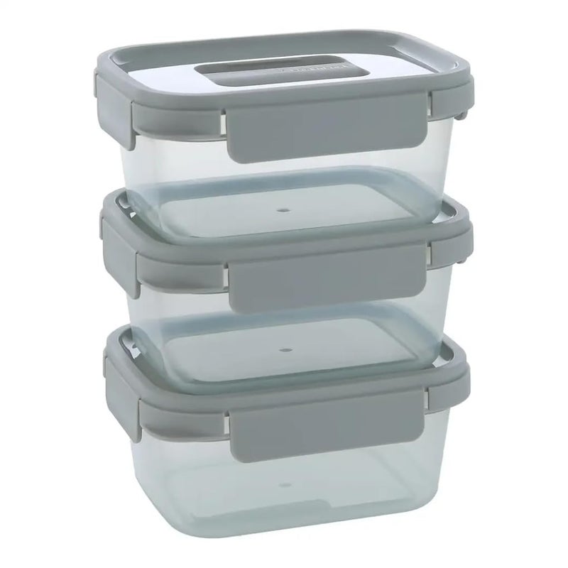 LOCK & LOCK LocknLock Nestopia Food Storage Container Set 920ml - Stackable, Airtight, BPA Free - Model B0CDXFQRH3 - Image 2