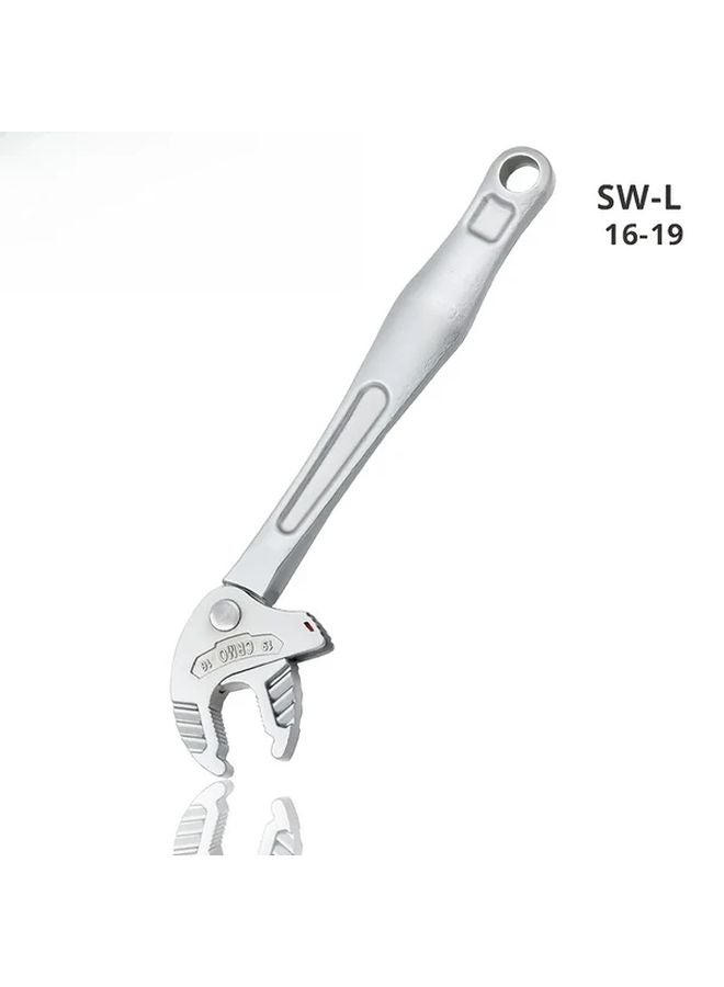 Crab Claw Wrench 13 16mm Quick Adaptive Ratchet Large Opening Adjustable Jaw Tool - Image 2