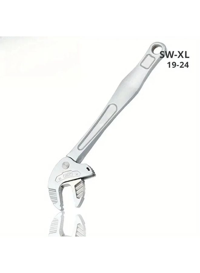 Crab Claw Wrench 13 16mm Quick Adaptive Ratchet Large Opening Adjustable Jaw Tool - Image 5