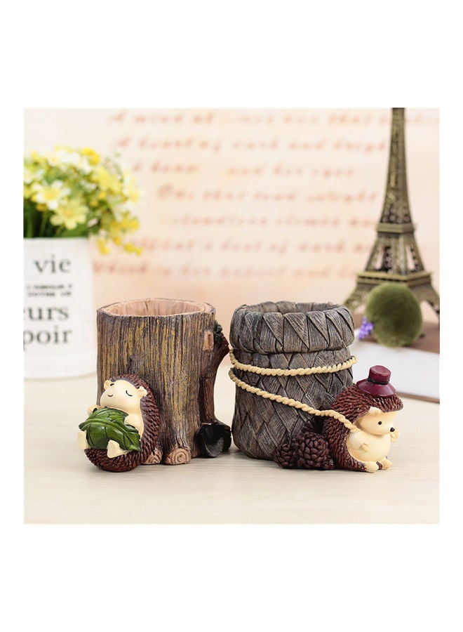 حامل قلم من الراتينج على شكل قنفذ - Image 3