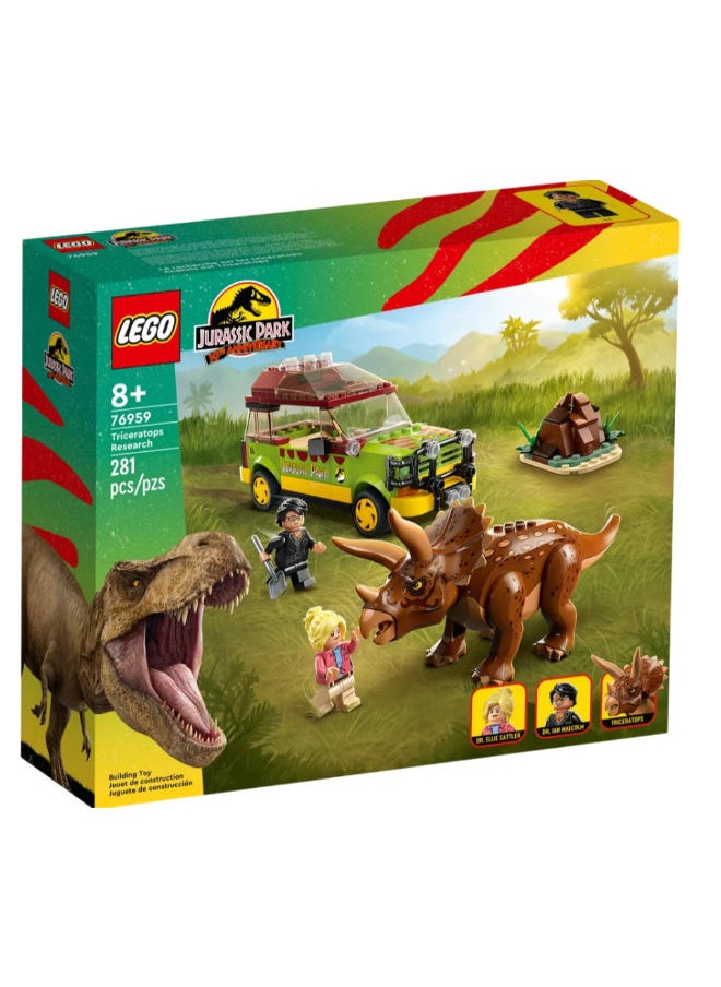 LEGO 76959 Triceratops Research  Building Set  - Image 2