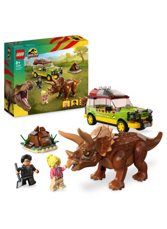 LEGO 76959 Triceratops Research  Building Set  - Image 1