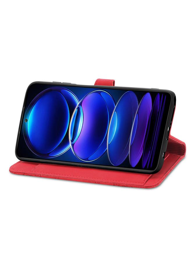 The Bros Phone Case For HMD Skyline Embossed Flower Zipper Leather Phone Phone Case - Image 5