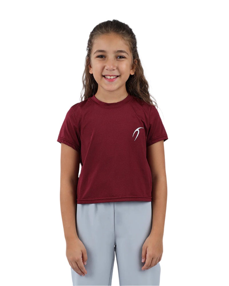 ATUM INGAME Short-Sleeve Burgundy T-Shirt - Image 1