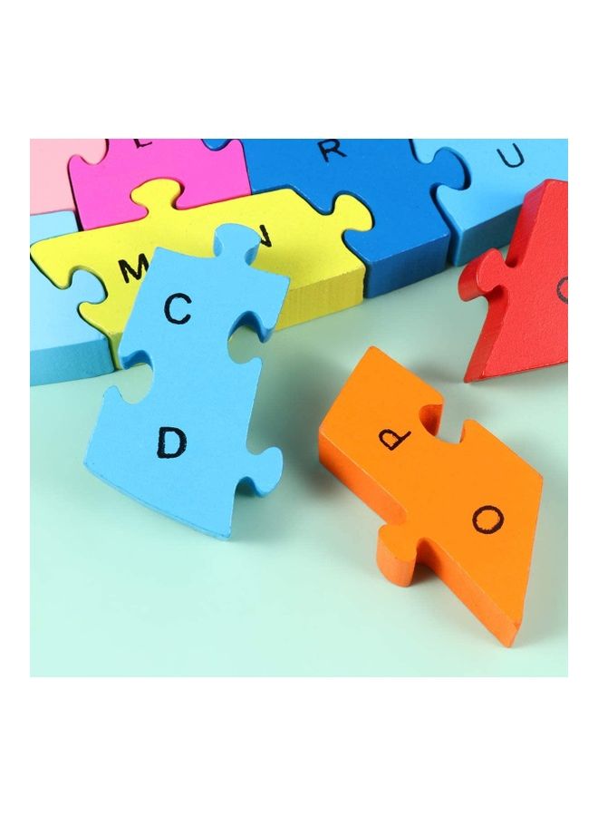 نيبمينينت طقم أحجية مبتكرة مكوَّنة من 26 حرفاً هجائياً على شكل طائرة - Image 5