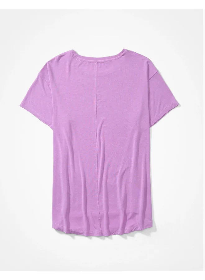 امريكان ايجل AE Soft & Sexy Oversized Crew Neck T-Shirt