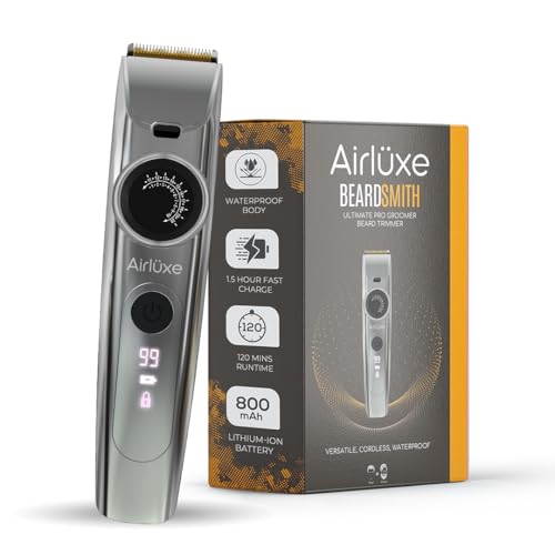 Airluxe Beard trimmer for men Electric Hair Trimmer machine | precision trimmer | Rechargeable Cordless Fully Waterproof | Quick Charge | 1Year warranty - Image 1