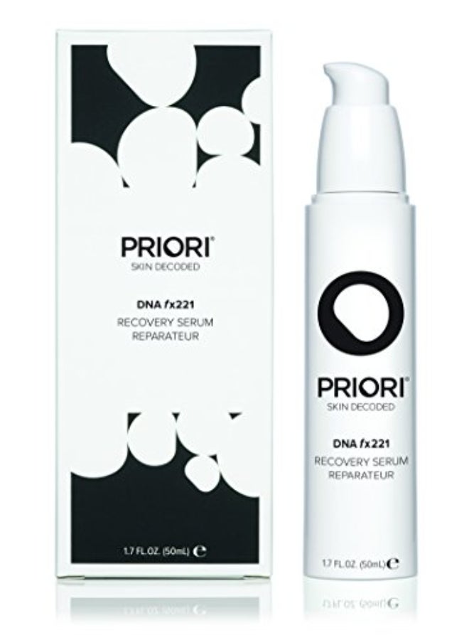 Priori Skincare DNA Recovery Serum Repairing Correcting Age Defying Day Night Face Treatment Free Radical Protection Beauty Boost Intense Hydration Oil Free Fragrance Free 17 fl oz - Image 1