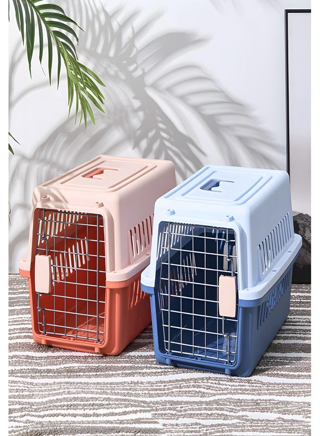 AGANS LLGJ-Pets Spree Travel Pet Carrier Dog/cat Hard-Sided Carriers for Pets up to 14 Pounds Small Animal Carrier Airline/Road Travel Approved Stout (Blue) - Image 4