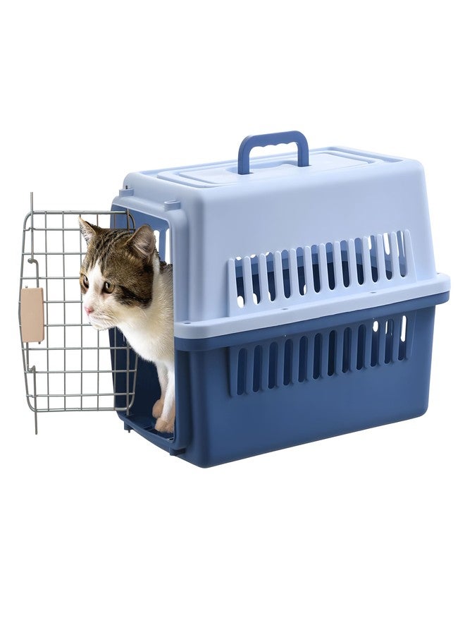 AGANS LLGJ-Pets Spree Travel Pet Carrier Dog/cat Hard-Sided Carriers for Pets up to 14 Pounds Small Animal Carrier Airline/Road Travel Approved Stout (Blue) - Image 1