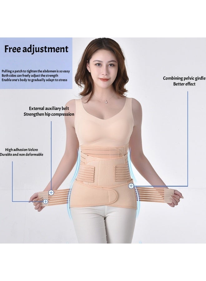 بينكساما 3 PCS الطبية بعد الولادة حزام البطن ، أحجام حرة (حزام البطن + حزام الحوض + حزام البطن) - Image 4