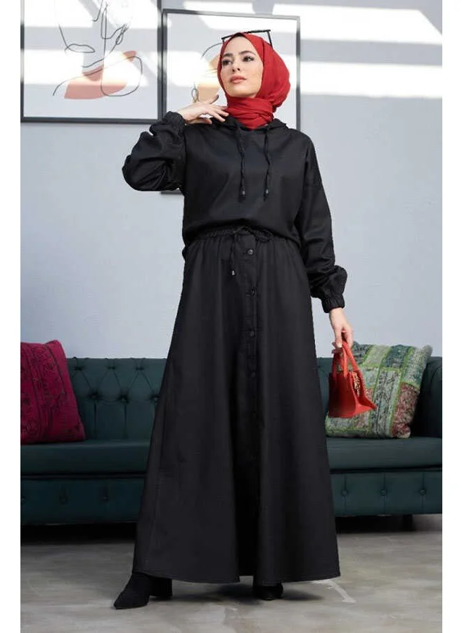 Neways 6544 - Skirt and Tunic Two Piece Set Black