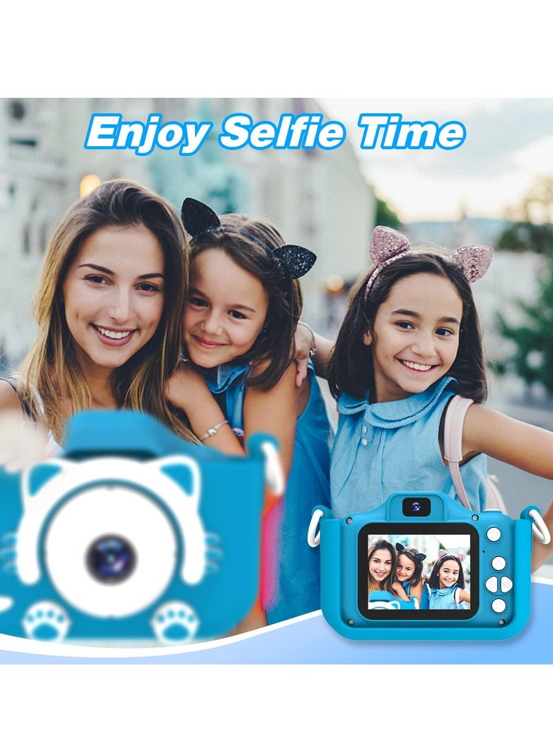 ELTRAZONE Kids Camera Toys for 3–8 Year Old Boys – Digital Video Camcorder with 32GB SD Card & Soft Silicone Cartoon Cover – Children Mini Camera for Photography & Video – Perfect Educational Gift for Christmas, Birthday, or Holiday – Fun Toy for Toddlers & Kids - Image 4