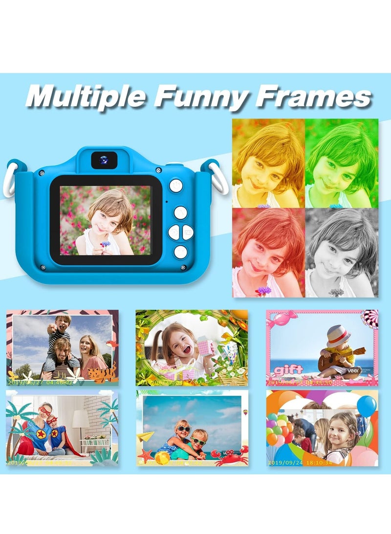 ELTRAZONE Kids Camera Toys for 3–8 Year Old Boys – Digital Video Camcorder with 32GB SD Card & Soft Silicone Cartoon Cover – Children Mini Camera for Photography & Video – Perfect Educational Gift for Christmas, Birthday, or Holiday – Fun Toy for Toddlers & Kids - Image 5