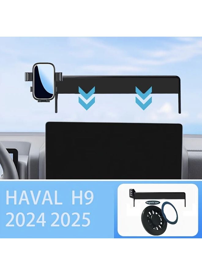 General Style Car Phone Holder GPS Bracket Stand For HAVAL H9 2024 2025 Auto Accessories - Image 5