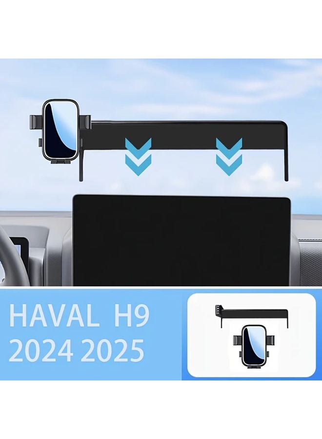 General Style Car Phone Holder GPS Bracket Stand For HAVAL H9 2024 2025 Auto Accessories - Image 2