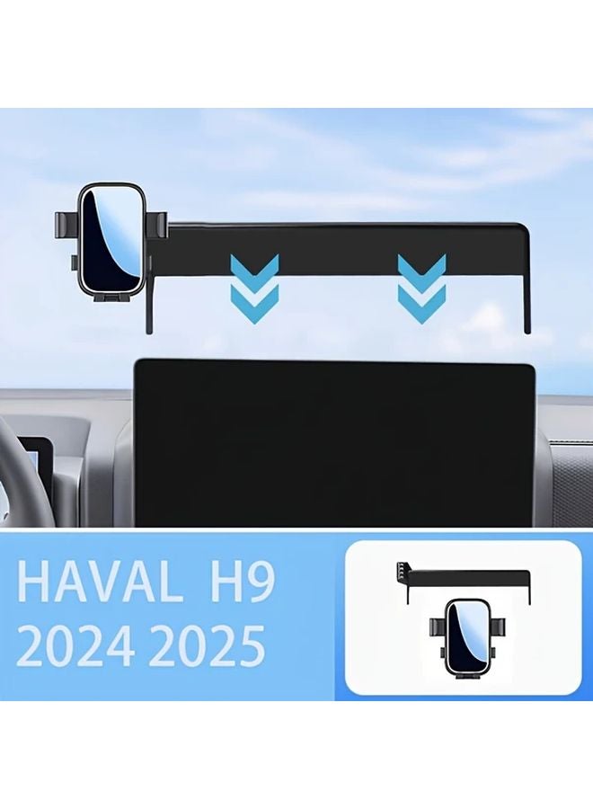General Style Car Phone Holder GPS Bracket Stand For HAVAL H9 2024 2025 Auto Accessories - Image 1