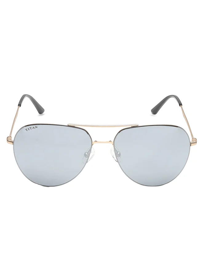 تيتان Gold Aviator Men Sunglasses