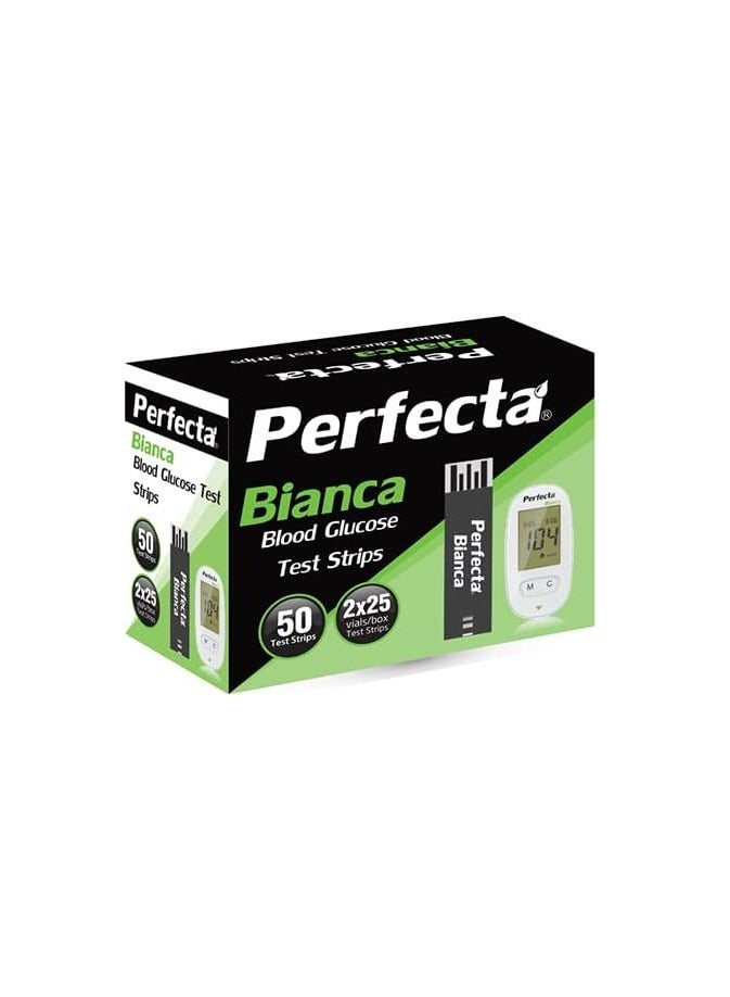 Perfecta Bianca Strips – 50 PCS Easy-to-Use Test Strips for Daily Monitoring - Image 1
