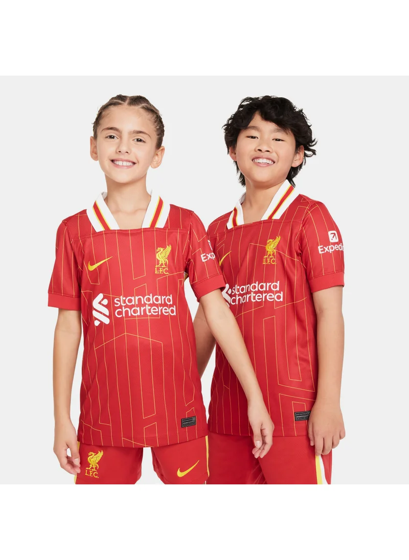 Nike Kids' Liverpool 24/25 Home Replica Football Jersey