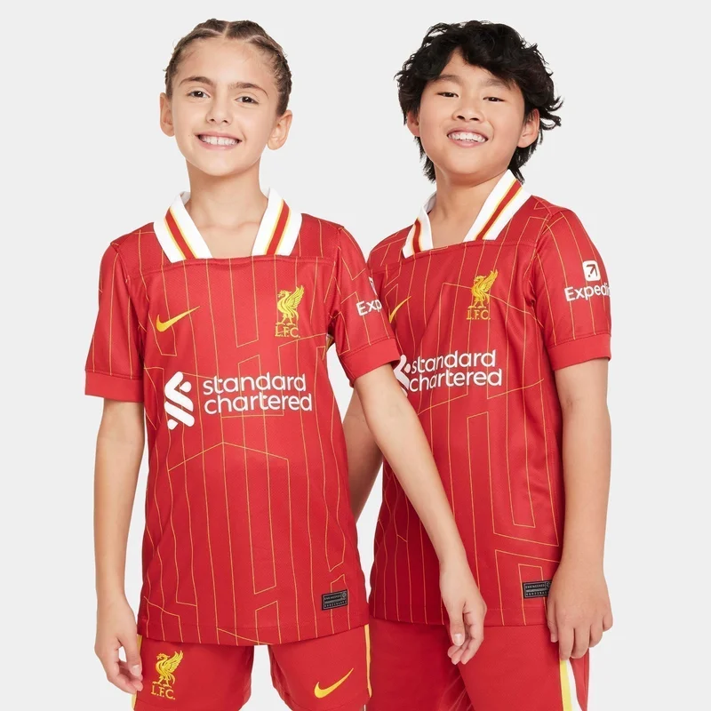 Nike Kids' Liverpool F.C. Dri-FIT Stadium Home Football Jersey