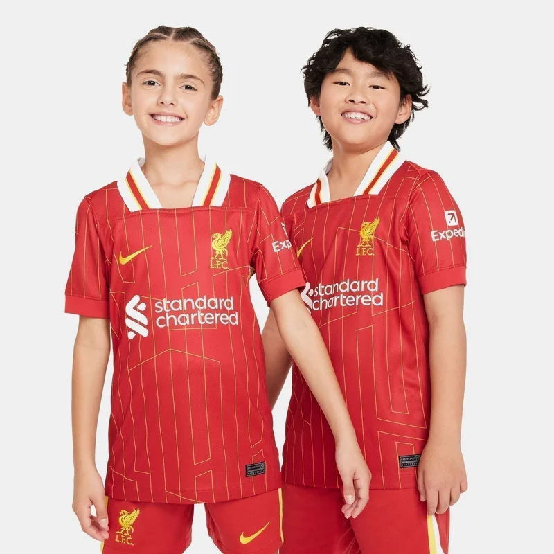 Nike Kids' Liverpool F.C. Dri-FIT Stadium Home Football Jersey