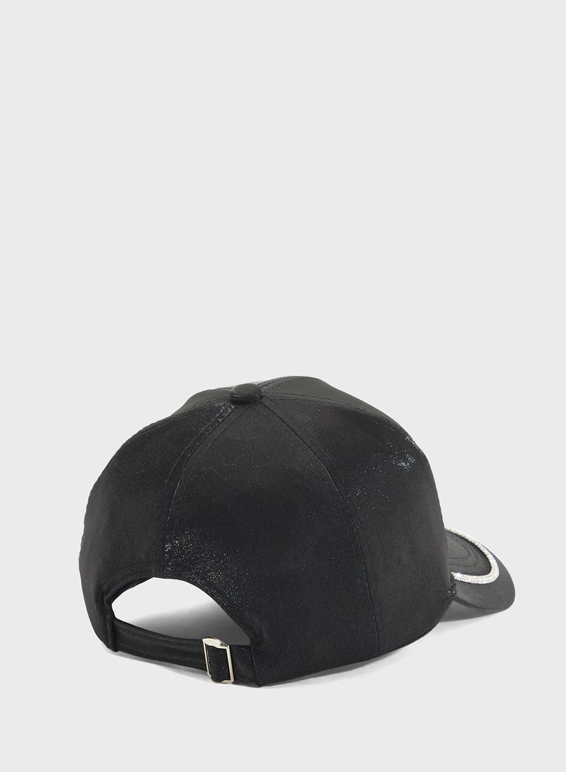 Ginger Embellished Butterfly Curve Peak Cap - Image 2