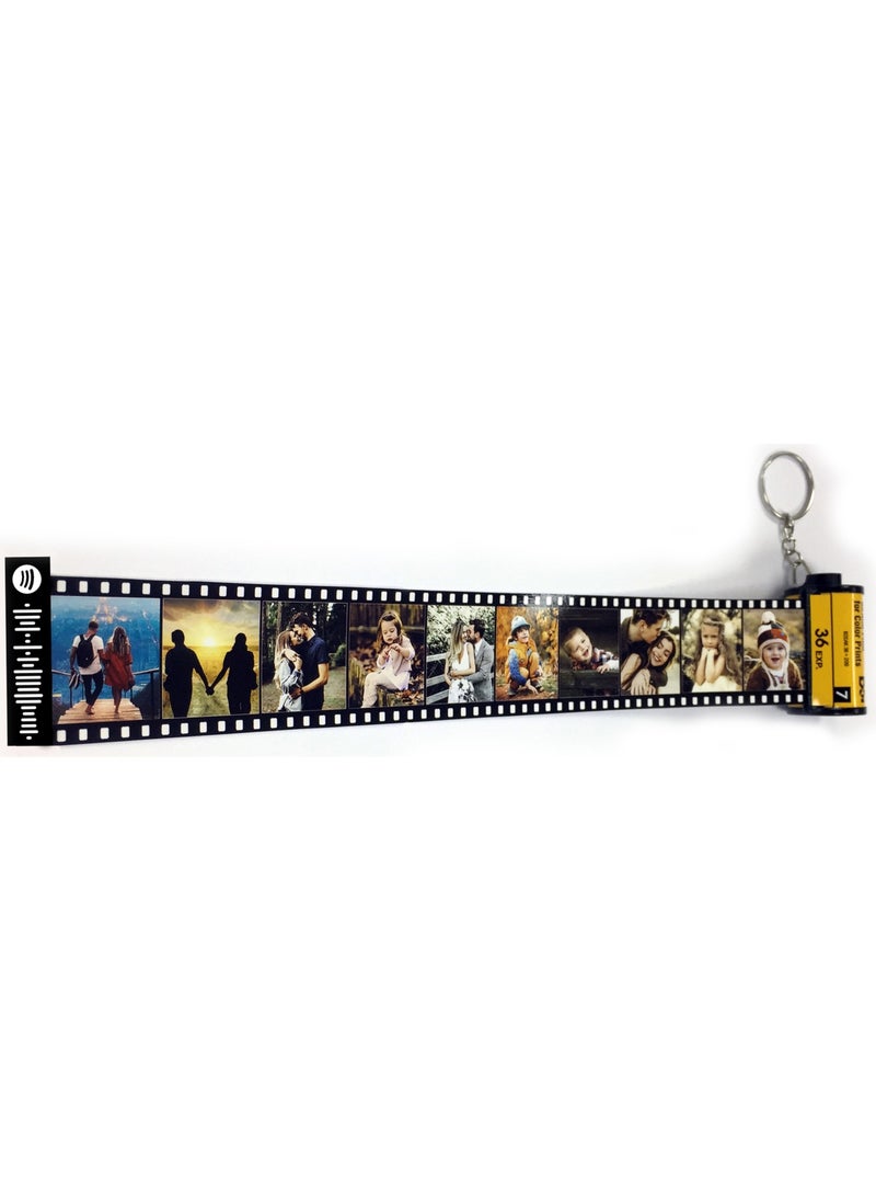 Kodak - 10 Photo Keychain Photo Film Keychain Photo Roll Keychain - Image 1