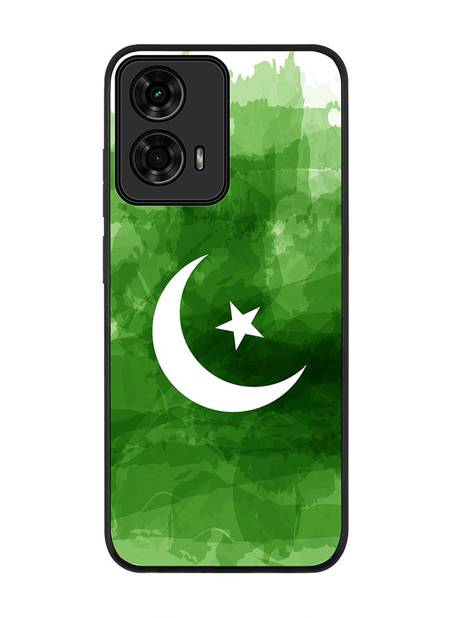Stylizedd For Motorola Moto G04 / G04s Case,Slim fit Camera Protection, Shockproof Thin Phone cover - Crescent Green - Image 1