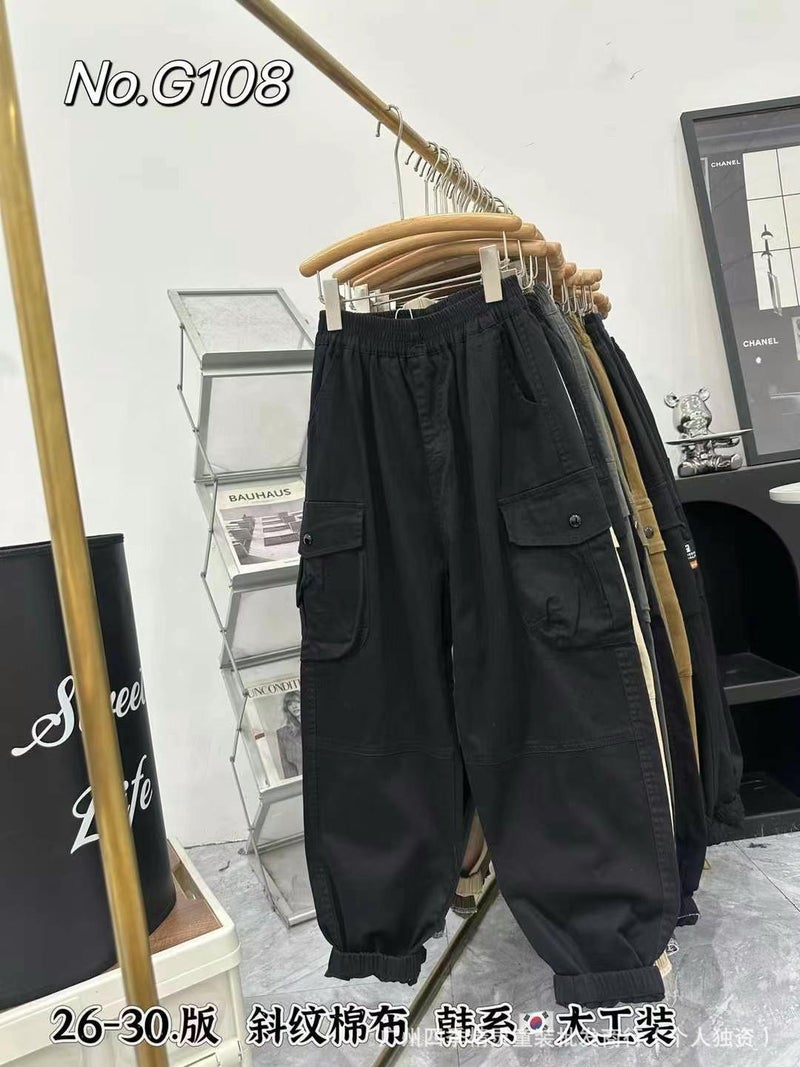 حقيبة خصر متعددة الألوان كبيرة الحجم لأدوات الخريف مع جيب حقيقي وزي ثلاثي الأبعاد فضفاض من دفعة الإمدادات الأولى - Image 2