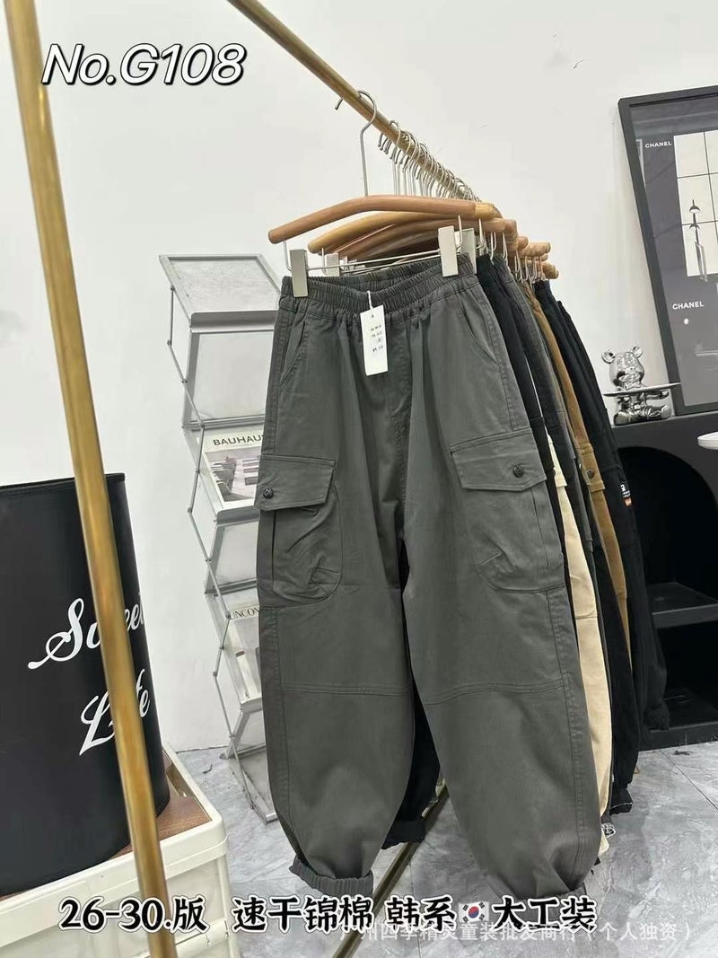 حقيبة خصر متعددة الألوان كبيرة الحجم لأدوات الخريف مع جيب حقيقي وزي ثلاثي الأبعاد فضفاض من دفعة الإمدادات الأولى - Image 3