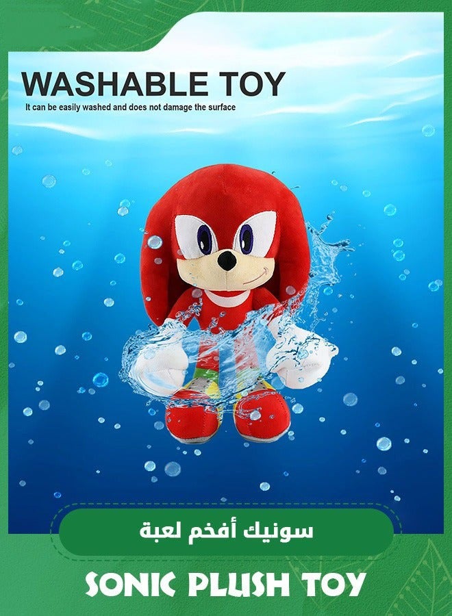 DURKU 12'' Sonic Red Knuckles Plush Toy - Super Soft Animal Stuffed Doll, Ideal Hugging Gift for Kids and Sonic Enthusiasts - Image 5