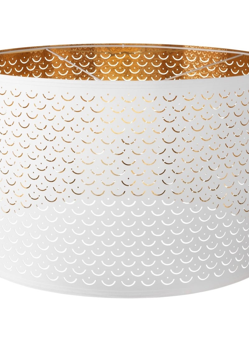 Generic Nymoe Lamp Shade White Brass Colour 59 Cm  - Image 1