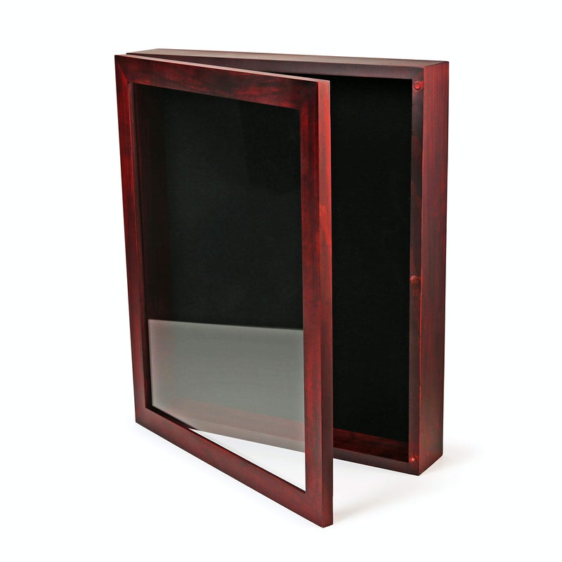 Forever Frames 14x17 Large Shadow Box Frame Deep Shadow Box Display Case Red Shadow Box Shadowbox Picture Frame Graduation Cap Shadow Box Military Shadow Box Wood Wedding Shadow Box Frame