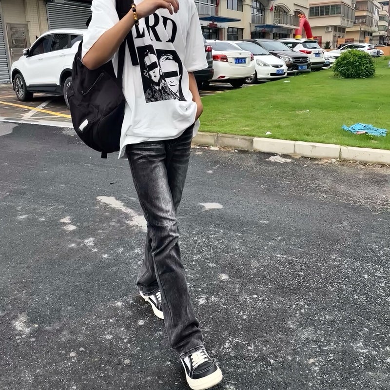 Unisex Casual Daily Denim Jeans - Image 1
