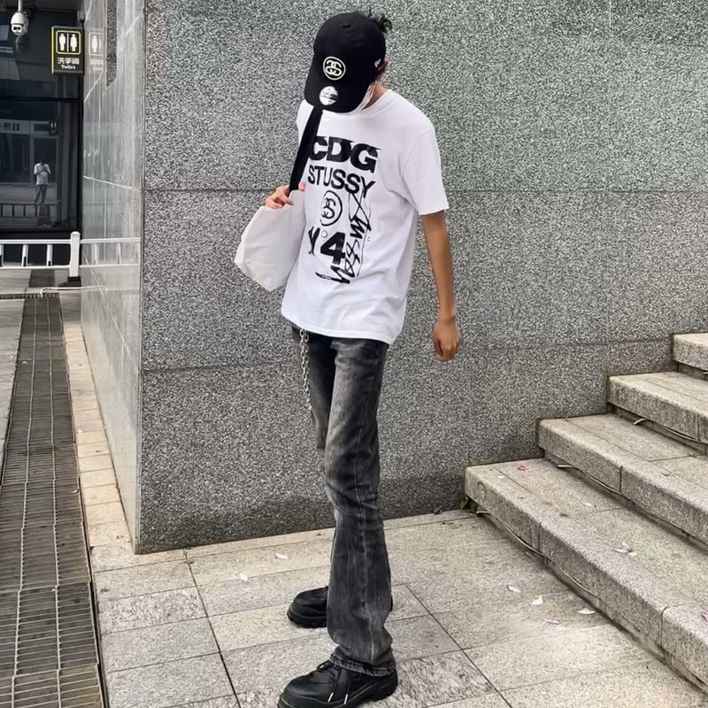 Unisex Casual Daily Denim Jeans - Image 5