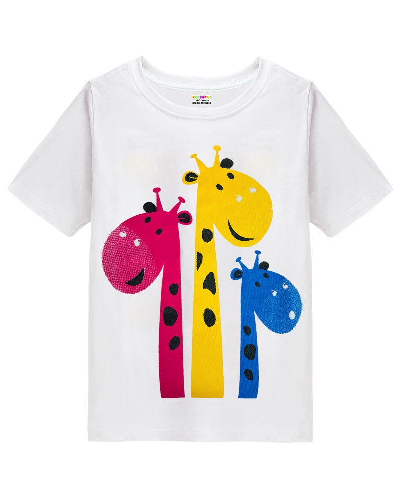 Kuchipoo Boys Regular Fit Half Sleeves Cotton T-Shirts (KUC-TSHRT-541, 5-6 Years, Multi-Colored) - Image 4