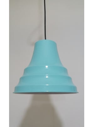 Riolight Retro Turquoise Inside Turquoise Single Metal Pendant DIAMETER: 23CM  - Image 2